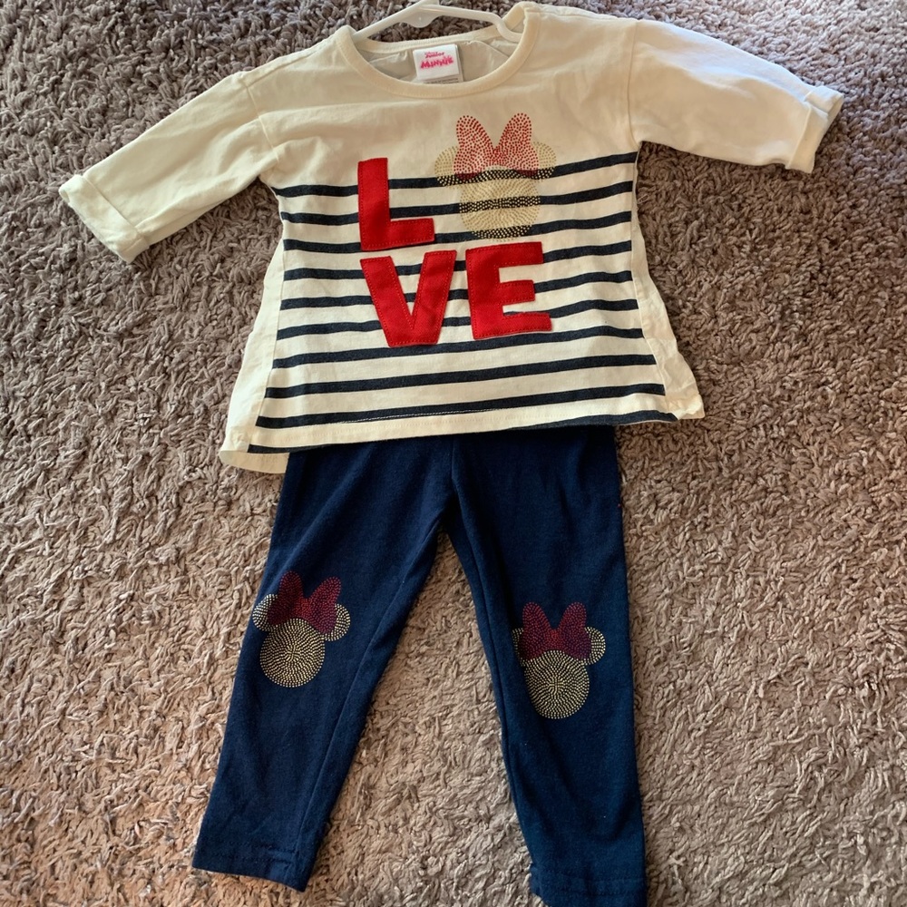 Mini mouse baby girl outfit